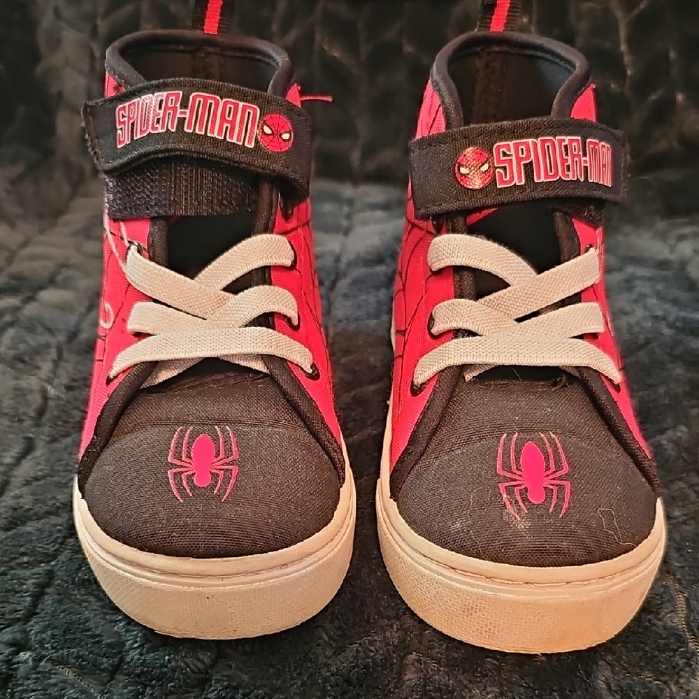 Marvel Spider-Man Red and Black Kids Sneakers